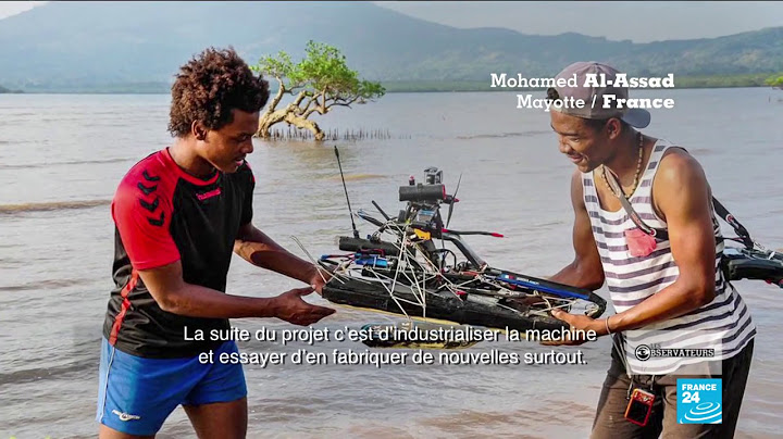 À Mayotte, un jeune fabrique un drone des mers pour sauver les tortues