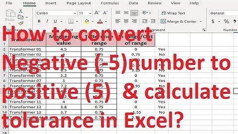 convert negative number to positive number in excel, excel ABS function, Anything means everything