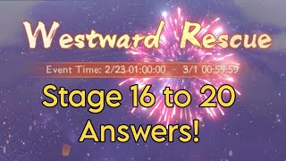 Westward Rescue Stage 16 - 20 Gameplay | Nobody's Adventure Chop Chop