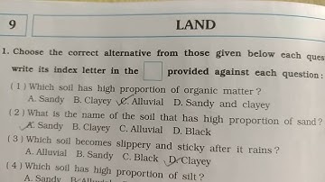 GSEB STD 5 EVS ENVIRONMENT AROUND US WORKBOOK CHAPTER 9 LAND SOLUTIONS PART 2