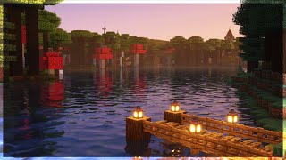 🌅 Minecraft Pier Ambience w/C418 Music | 10 Hours