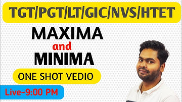 CALCULUS || MAXIMA AND MINIMA || PREVIOUS YEAR QUESTIONS || BY PAWAN SIR