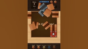 Roll the Ball slide puzzle Moving A Pack Level 57 Solution