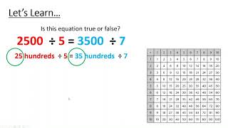 FLVS Module 6 Lesson 2 part 3 Comparative relational thinking division true or false