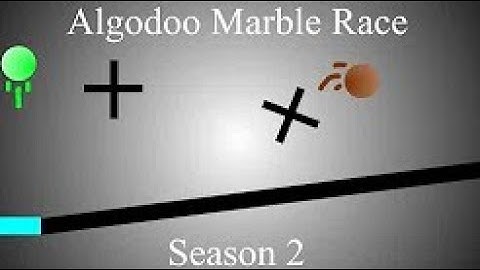 Algodoo Marble Race - Season 2 Part 1 [REUPLOAD]