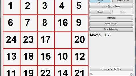 Ultimate Fifteen Puzzle Solver
