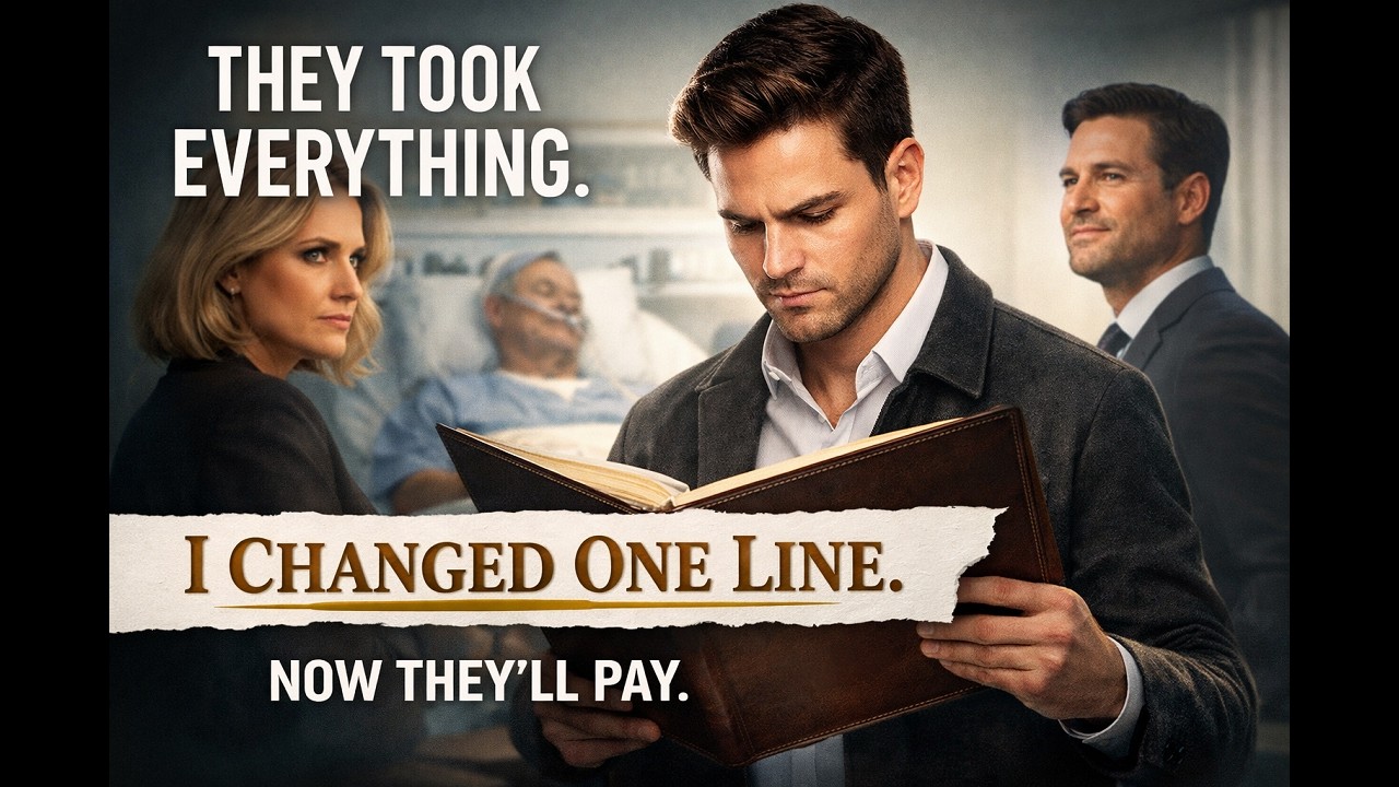 They Pressured Me to Sign — I Changed One Line in the Will