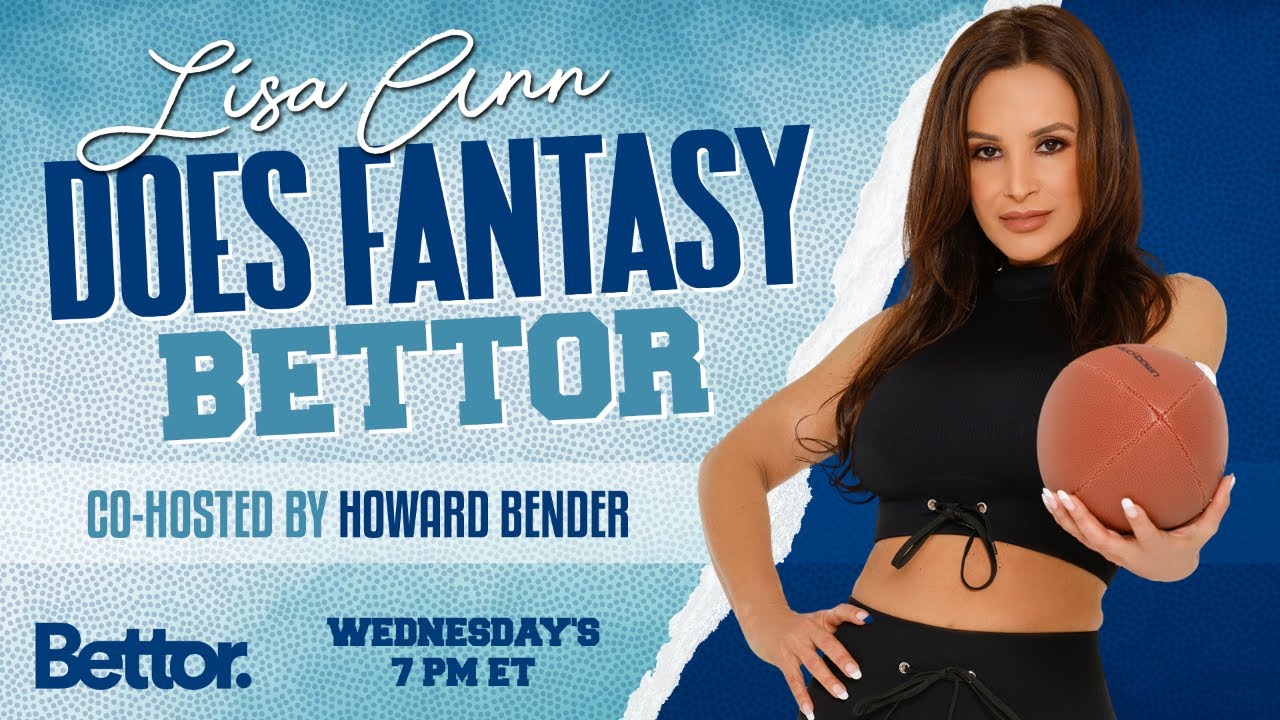 Lisa Ann Does Fantasy w/ Howard Bender | NFL Headlines | Fantasy Football | ADP Risers & Fallers