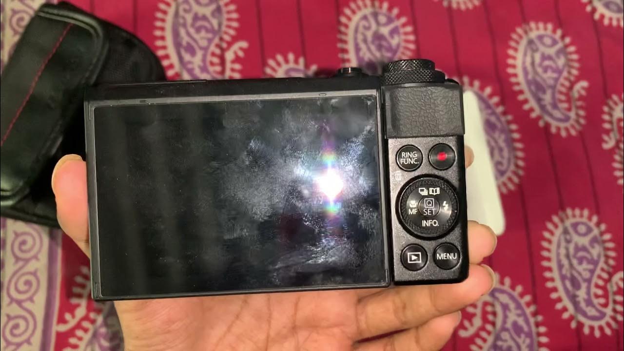 How to insert Sd card in canon g7x mark ii camera How to put sd card