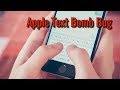 Apple Text Bomb Bug | Hacker Weekly