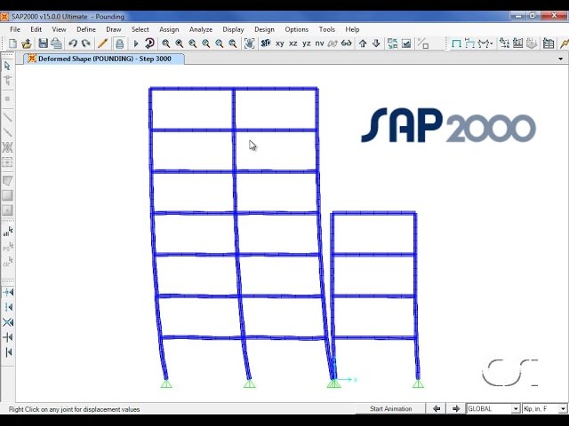 SAP2000 - 18 Gap Elements: Watch & Learn