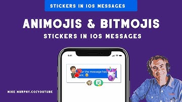 Add Animoji & Bitmoji Stickers in iOS Text Messages