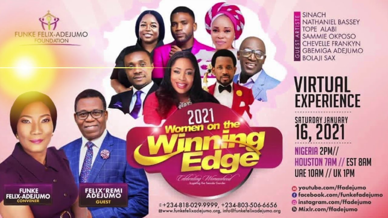 Invitation to Winning Edge (Virtual) Conference 2021 || Funke Felix ...