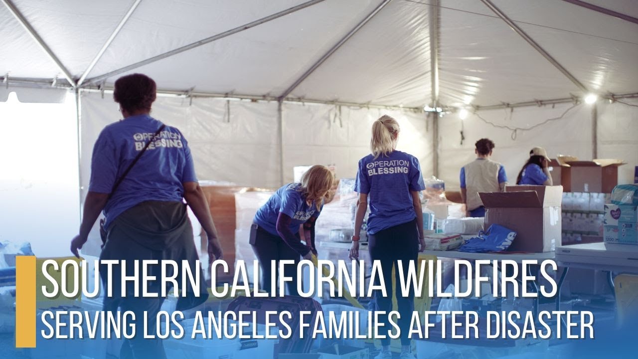 OB Partners Serving Los Angeles Families After Disaster - YouTube
