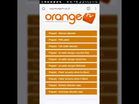 Receiver Orange Tv dipake di ninmedia?. 