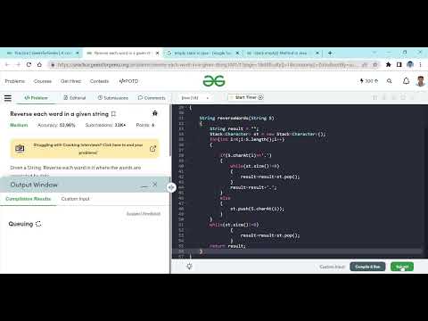 Reverse each word in a given string   Practice   GeeksforGeeks