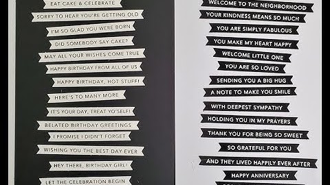 Taylored Expressions Simple Strips Stamp & Die Demo