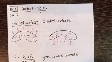 16.7 Part 3 Surface Integrals