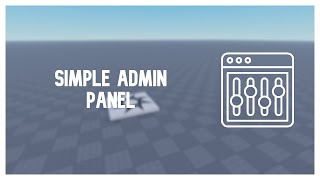 How to ADD a Simple Admin Panel | Roblox Studio 2025