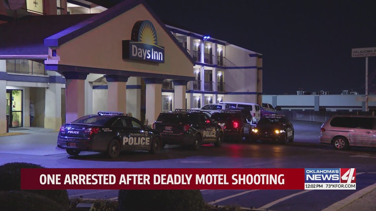 One arrested after deadly shooting at SE Oklahoma City hotel - YouTube