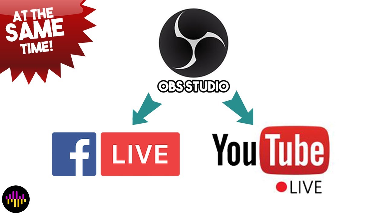 OBS Live Stream to Facebook AND YouTube at the same time (castr.io)