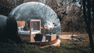 Finn Lough, Fermanagh - inside a Bubble Dome