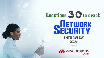 TOP 15 Network Security Interview Questions and Answers 2019 Part-1 | Network Security | WisdomJobs