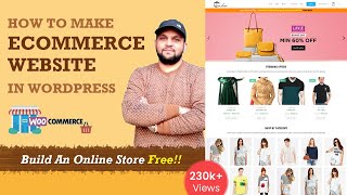 How To Create An eCommerce Website With WordPress - Build an Online Store Free 2019 [Hindi]