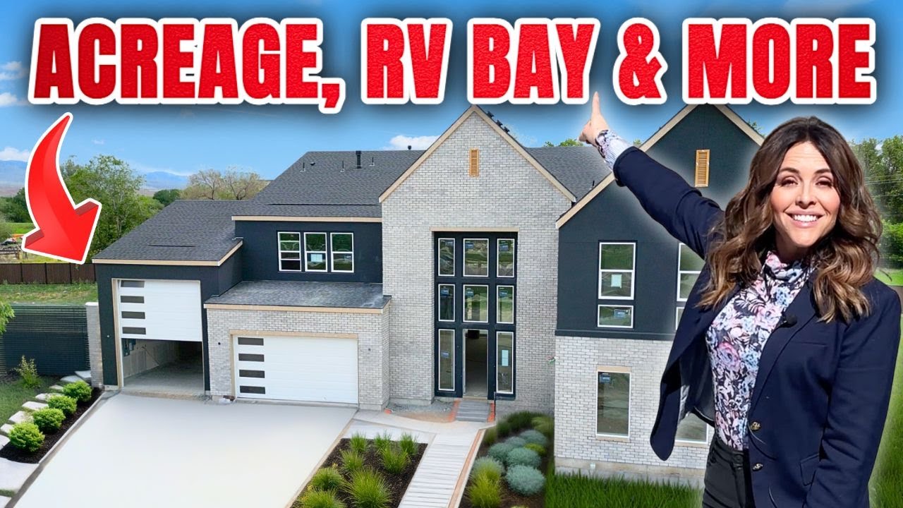 INSIDE a New Home in Eagle ID with Epic Options – RV Bay, Acreage & More