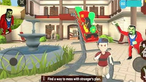 Scary Stranger 3D  New fun video everyday , gameplay walkthrough  part 340 ( android, ios)