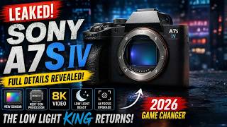 Sony A7S IV Biggest Leak Yet — The Low-Light King May Be Returning in 2026