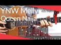 Pieces (YNW Melly, Queen Naija) Guitar Tutorial | Tab, Chords