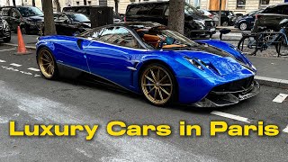Walk In Paris September 2025 Luxury Cars On The Streets Pagani Huayra, Lamborghini More
