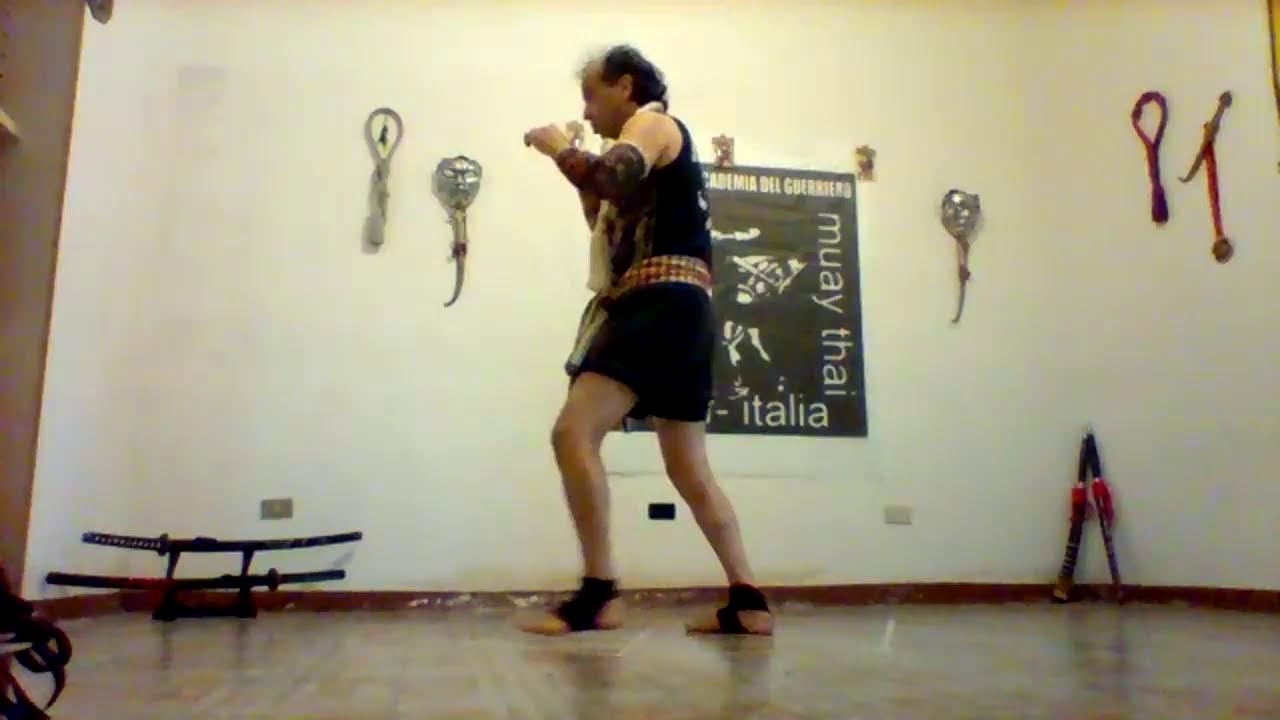 muay thai guard ,footwork & punch technique YouTube