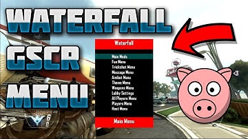 [BO2/PS3] Waterfall Private Patch Mod Menu By Pigz! Best Ever GSCR Mod Menu!