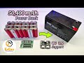 How to Convert 12v 7Ah Lead Acid Battery Into 12v 16.8Ah Li-Ion Battery Pack and 50400mAh Power Bank