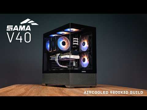 SAMA V40 - More Than a €70 Case? | Powercolor RX 9070 XT Reva Edition + #Ryzen 7 9800X3D