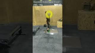 Konstantinos Roumeliotis Cyprus Throwdown 18.1 Rx