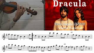 Tame Impala, Jennie - Dracula Violin Tutorial