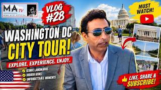 Pakistani in America 🇺🇸 | Washington DC City Tour | Lincoln Memorial, Capitol & More | Vlog #28
