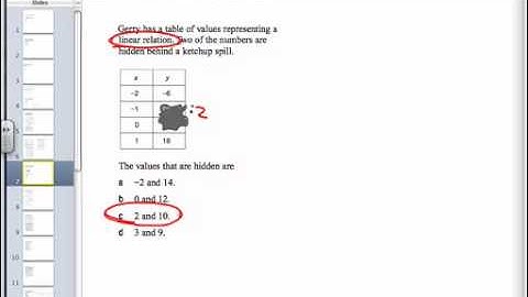 Linear relations and first differences EQAO