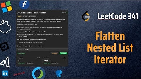 Flatten Nested Lists with Java | Coding Tutorial & Explanation | Leetcode Medium Explained In 3 min