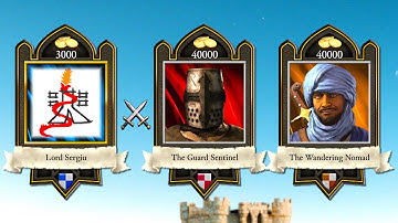 1v2 ME vs The SENTINEL & The NOMAD 2 (New AI) - Stronghold Crusader Definitive Edition