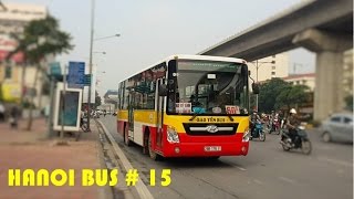WHEELS ON THE BUS | Hanoi Bus No 15 - Xe Buýt Hà Nội Số 15 | the vehicles by HTBabyTV