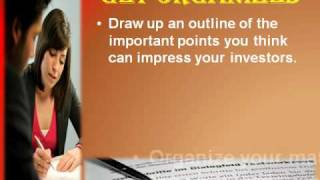 HOW TO PREPARE AN EFFECTIVE BUSINESS PLAN PRESENTATION