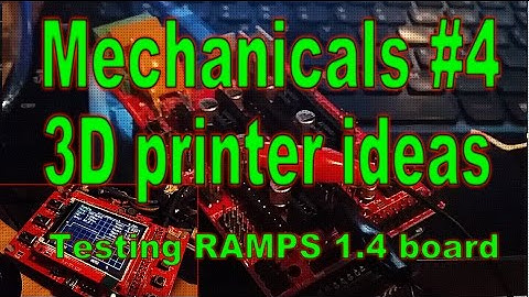 Mechanicals Update #4 [Test a RAMPS 1.4 with a scope ]