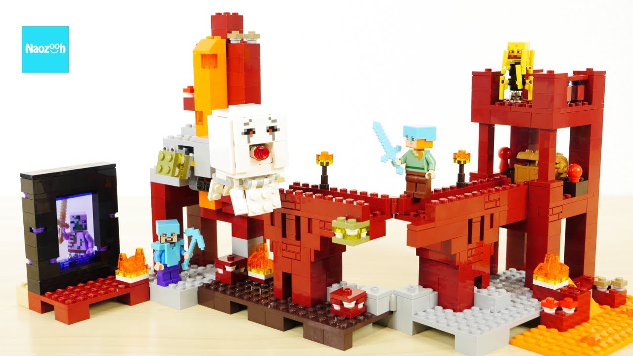レゴ マインクラフト ネザー要塞 セット説明 4 51 Lego Minecraft The Nether Fortress Youtube