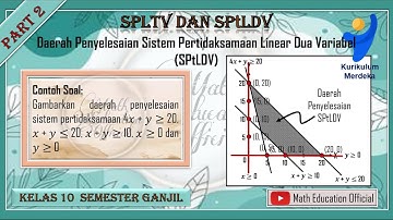 (PART 2) Sistem Pertidaksamaan Linear Dua Variabel (SPtLDV)