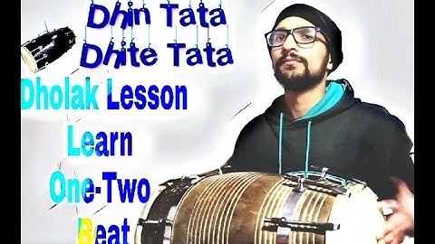 Dholak Lesson |One-Two Beat(GhodaTaal)|How To Play Dholak-Recreated