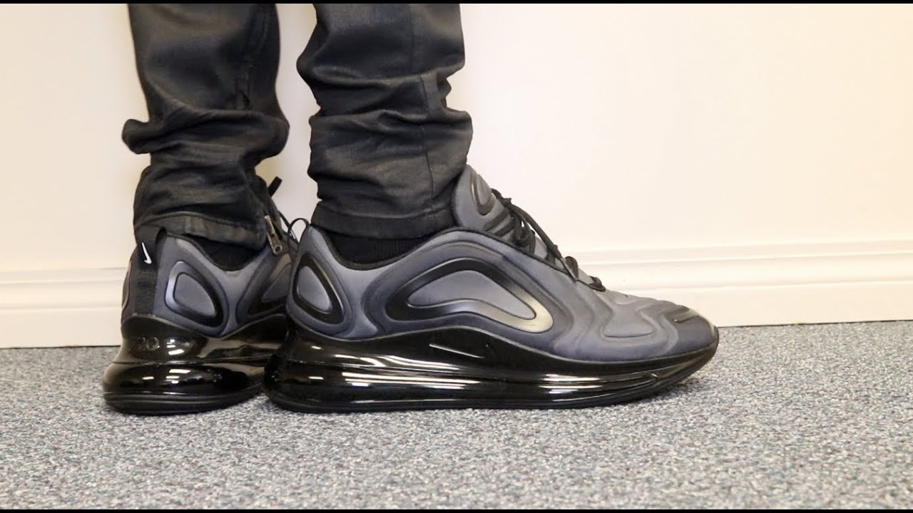 air max 720 grey on feet